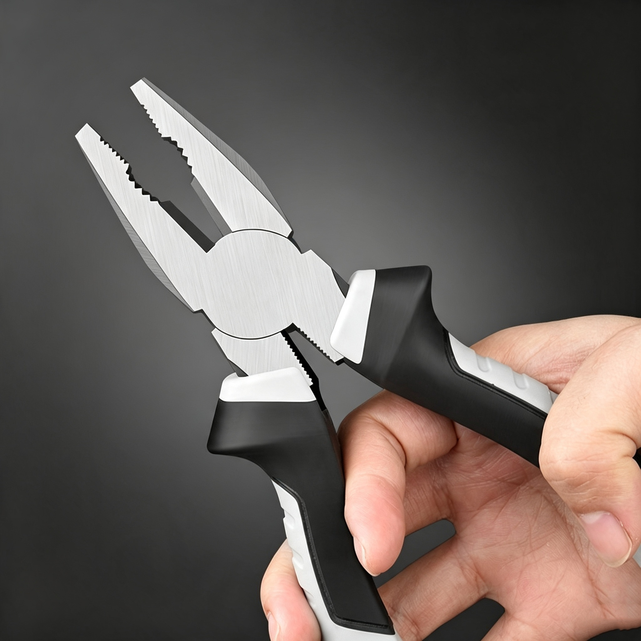 8 Inch Industrial-Grade Pliers 3-Piece Set