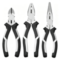 8 Inch Industrial-Grade Pliers 3-Piece Set