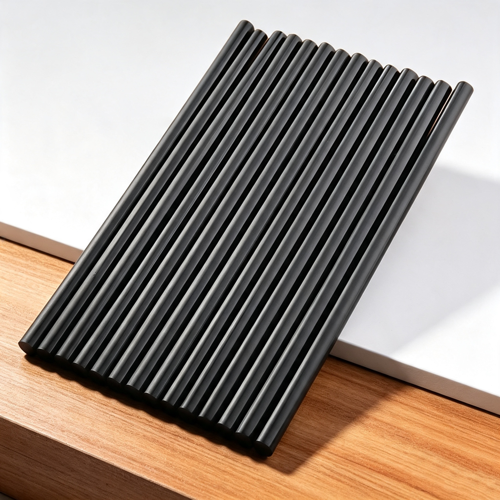 Black High-Viscosity Hot Melt Glue Sticks