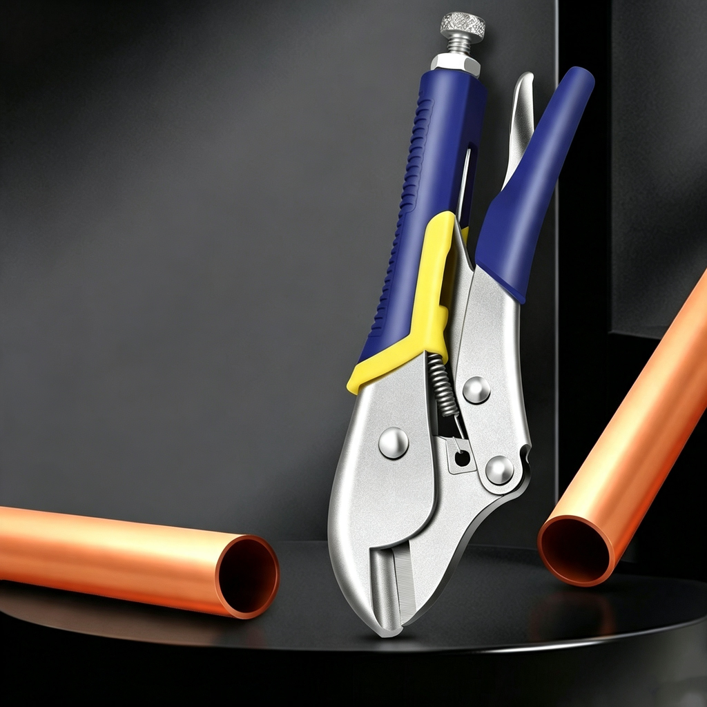 Industrial-Grade Copper Tube Sealing Locking Pliers