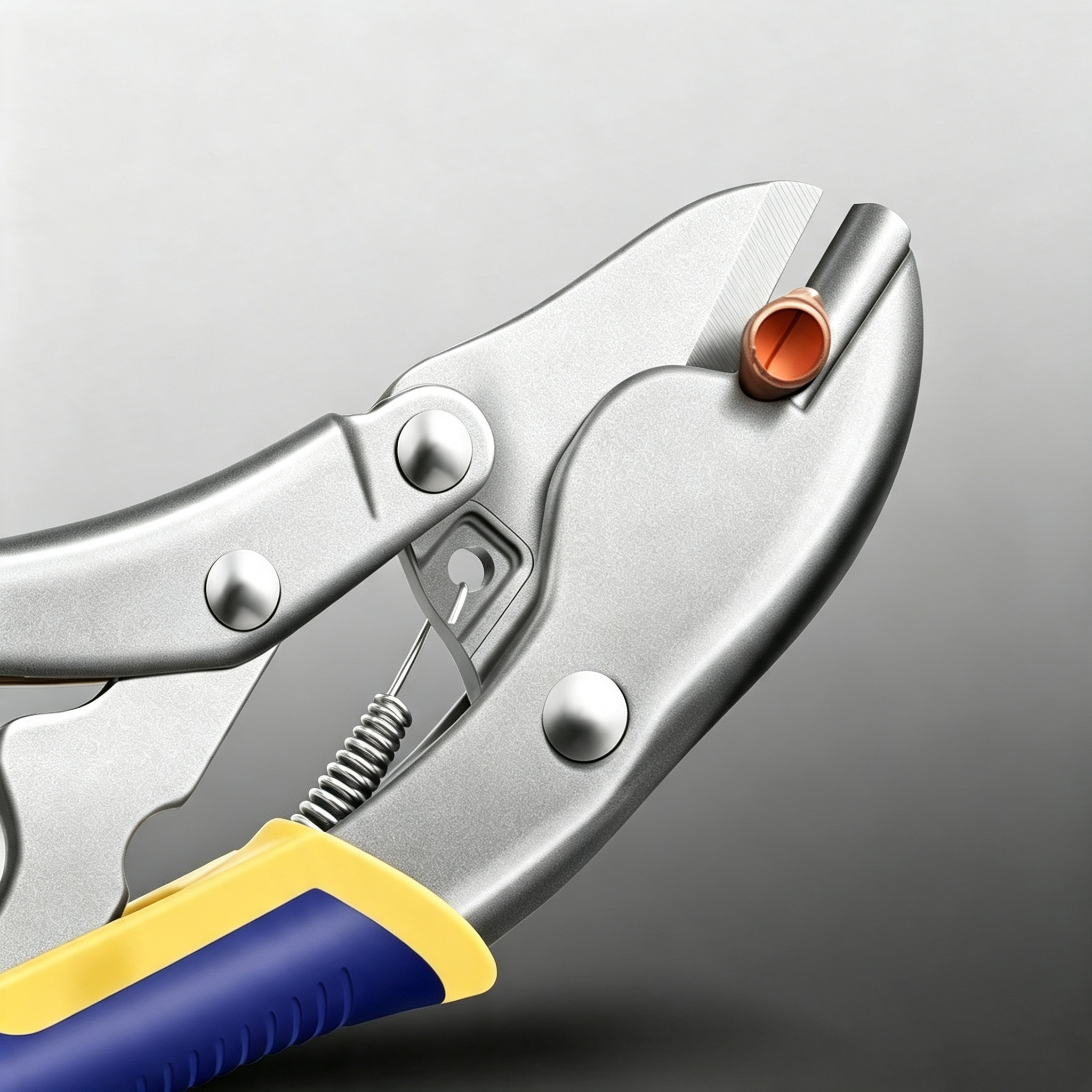 Industrial-Grade Copper Tube Sealing Locking Pliers